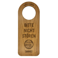 Türschild Hoteltür Holz Bitte nicht stören